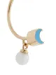 Delfina Delettrez 18kt gold Moon Piercing earring
