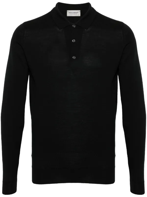Tシャツ・カットソー JOHN SMEDLEY FW24 BELPER SHIRT LS (BELPER INK) JOHN SMEDLEY FW24 BELPER SHIRT LS (BELPER INK) (JOHN SMEDLEY