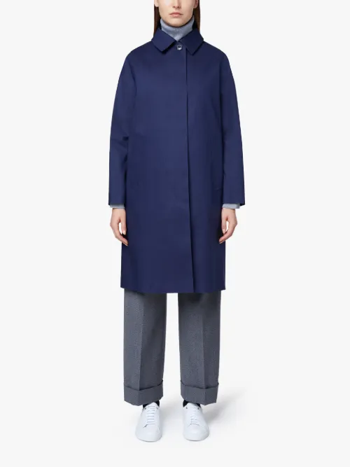 Ink Rubberised Classic Mackintosh Coat 