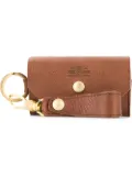 As2ov Oiled shrink key case - Brown