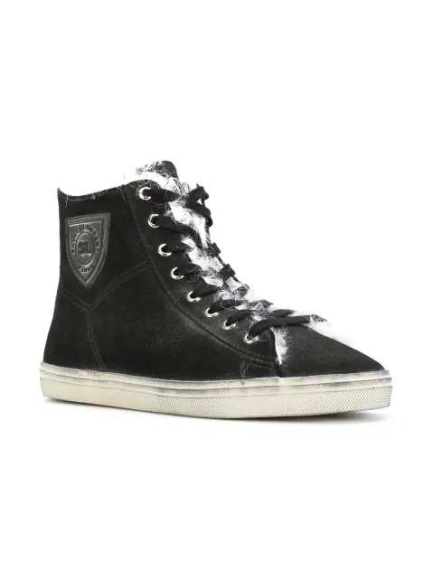 saint laurent women's high top sneakers