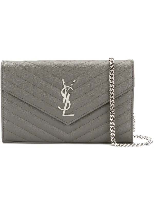 monogram envelope chain wallet