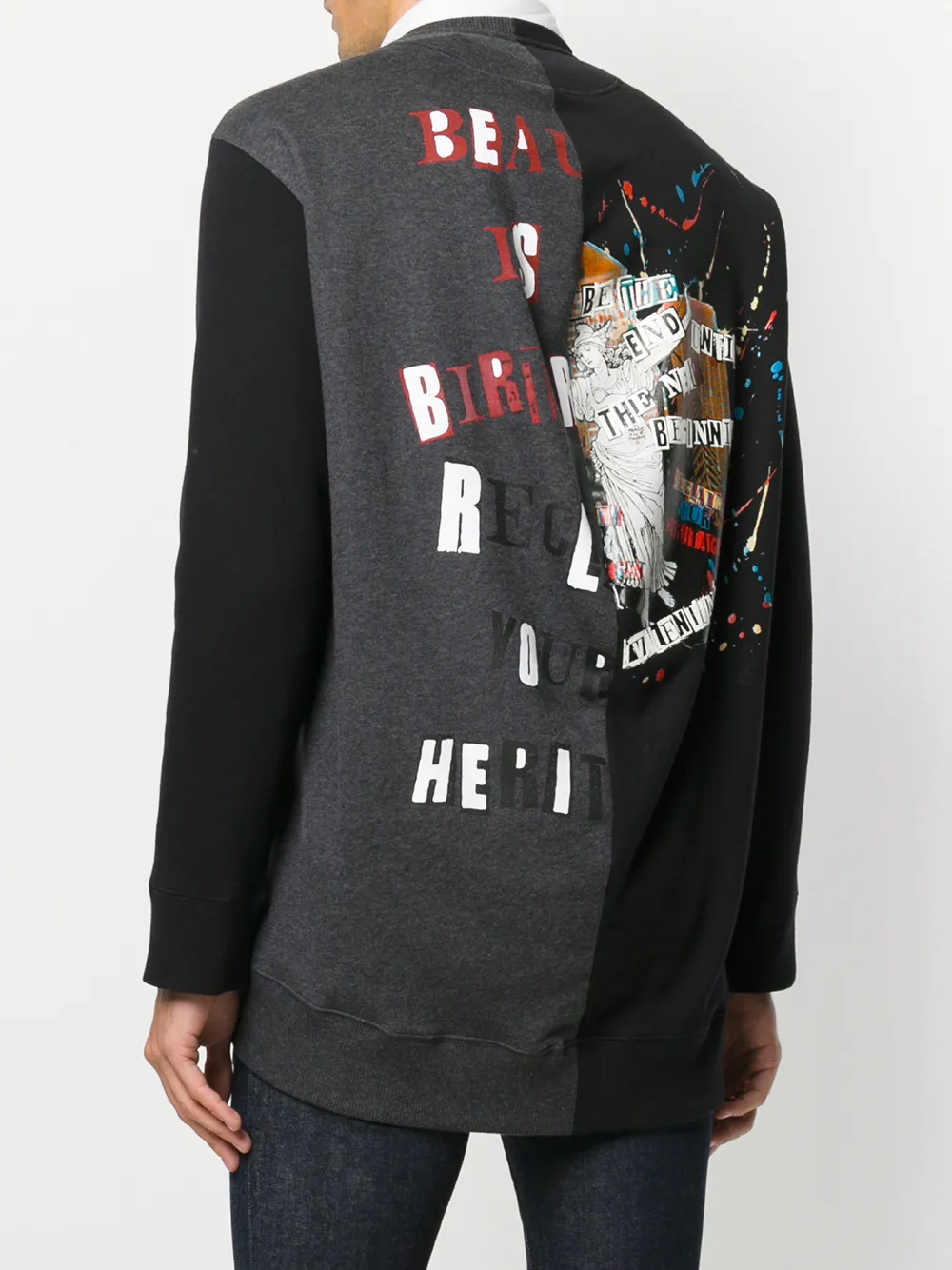 Valentino Garavani jumper met achterbedrukking Zwart