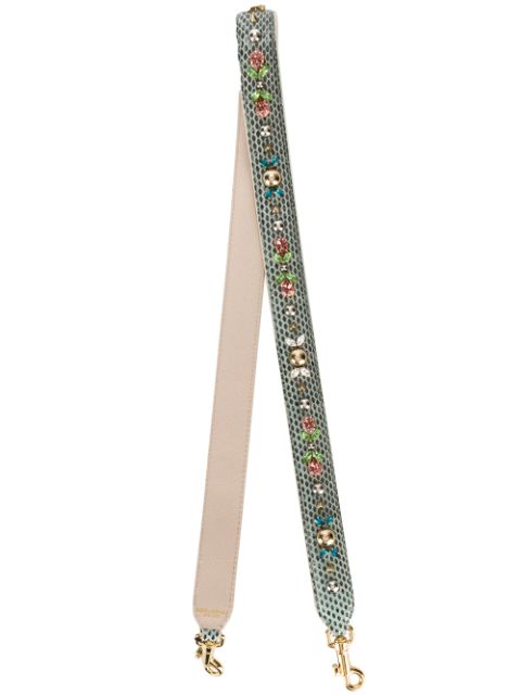 DOLCE & GABBANA DOLCE & GABBANA EMBELLISHED BAG STRAP - MULTICOLOUR,BI0945AI51712240653