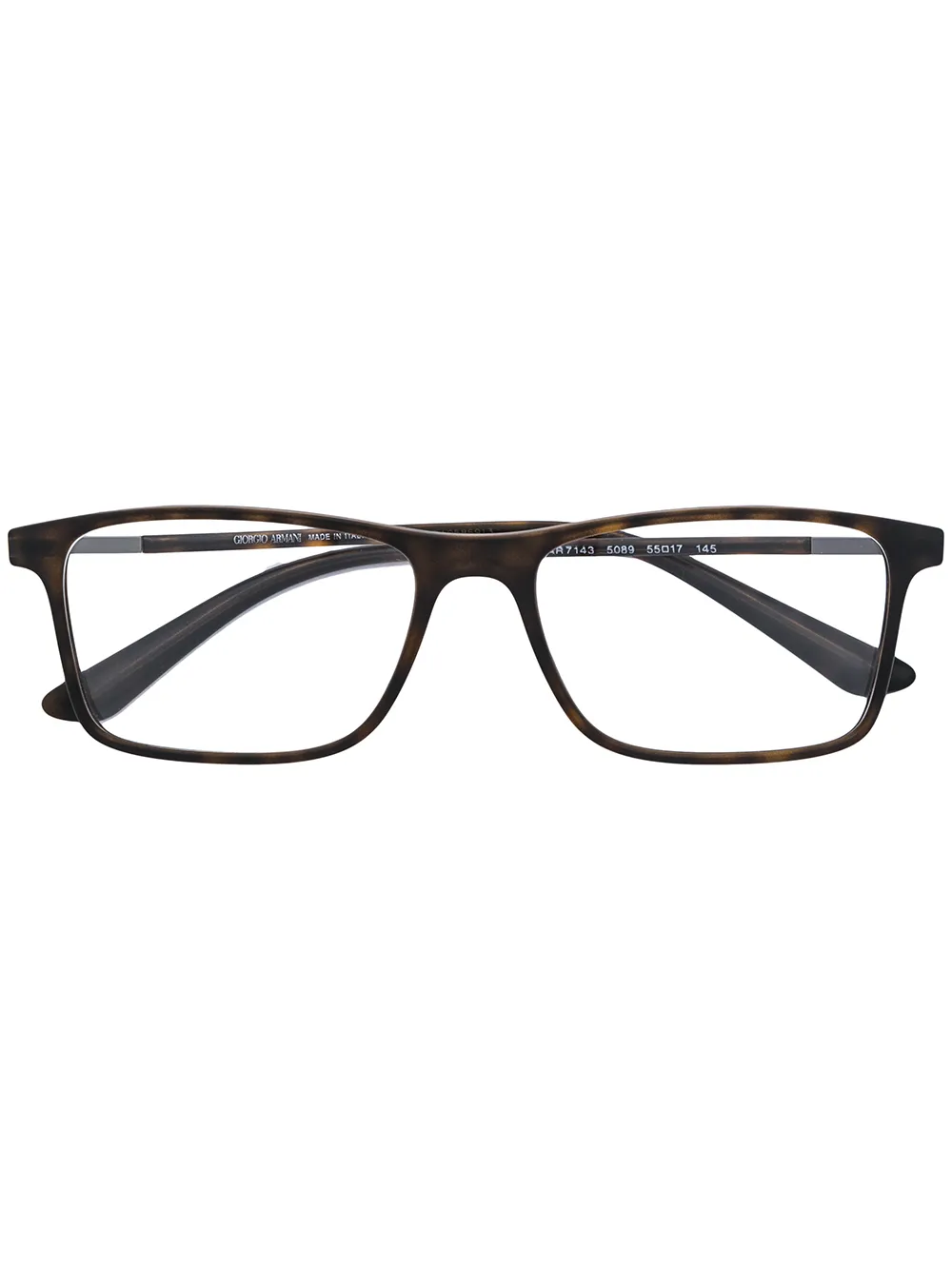 armani square glasses