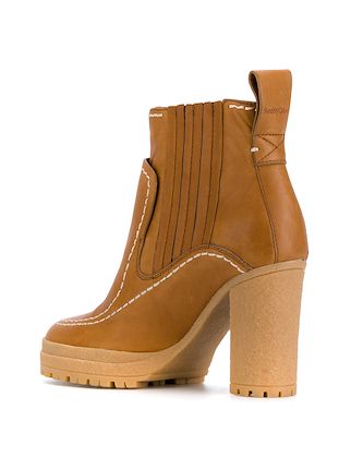 see by chloe heeled chelsea boots