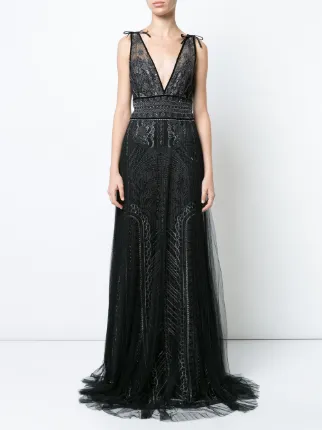 marchesa notte ombre gown