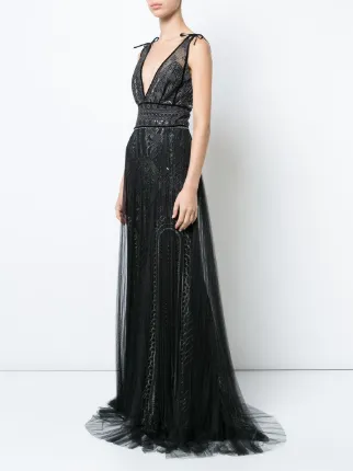marchesa notte ombre gown
