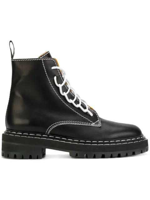 proenza schouler lace up boots