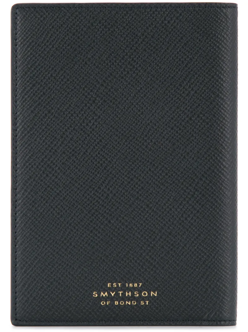 обложка для паспорта с логотипом Smythson