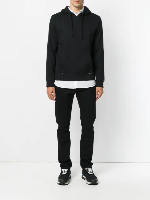 valentino rockstud hoodie