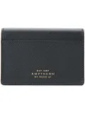 Smythson snap button wallet - Black