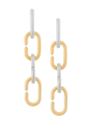 Alexander Chain Link Earrings Farfetch Alexander Chain Link Earrings