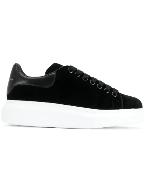 alexander mcqueen black white sole