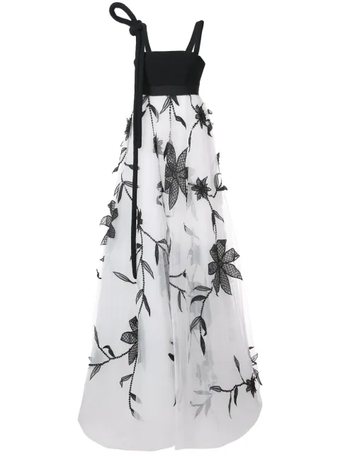 Oscar de la Renta appliquÃ© tulle gown Â£8,714 - Fast Global Shipping, Free Returns