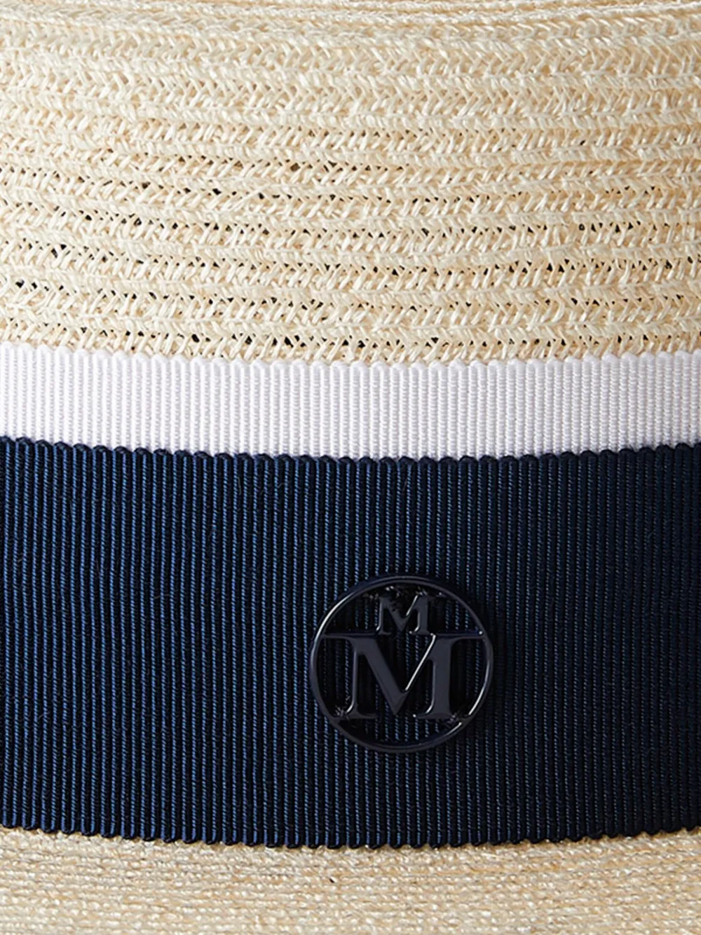 Maison Michel Auguste straw canotier hat | Men | Image 2