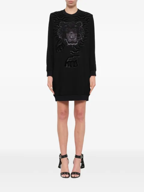 Kenzo vestido estilo suéter Tiger
