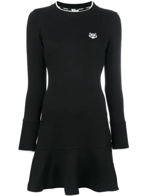 Kenzo Tiger patch dress