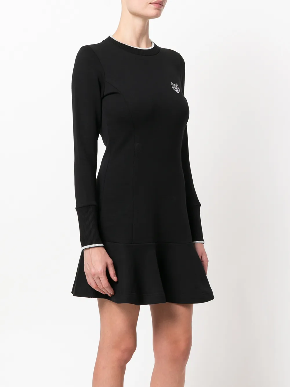 Kenzo Tijger patch jurk Zwart
