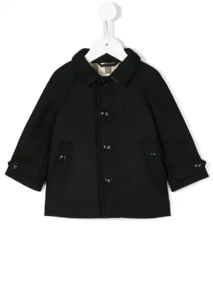 Burberry Kids معطف ميني بنشام