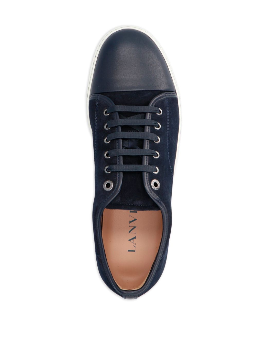 Lanvin suede lace-up sneakers Men