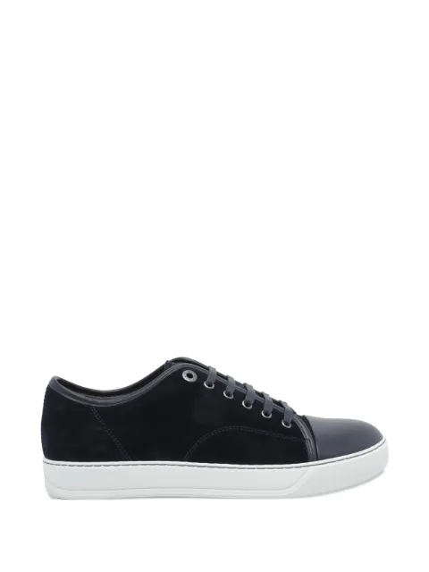 Lanvin suede lace-up sneakers
