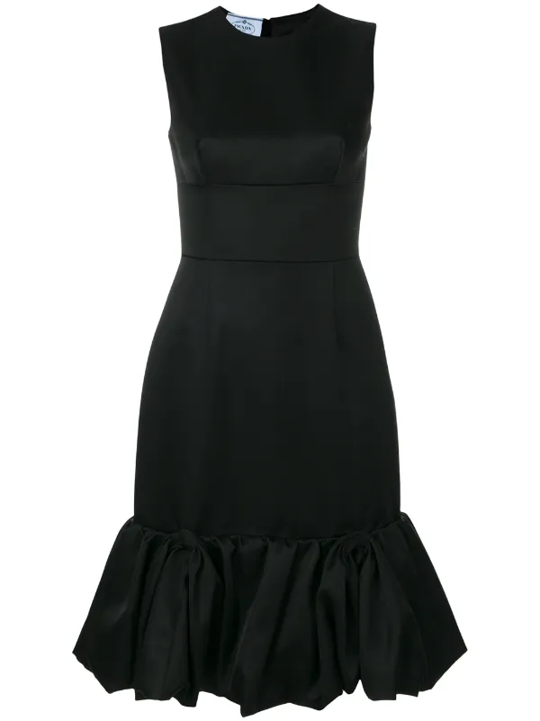 Prada Flared Dress | Black | FARFETCH