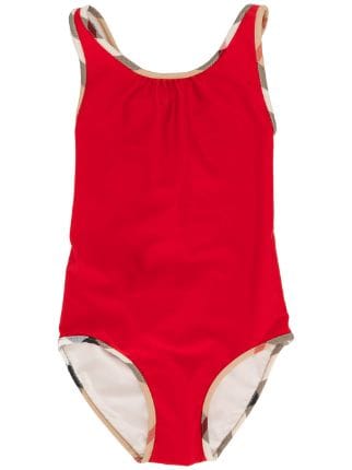 burberry swimsuit kids red