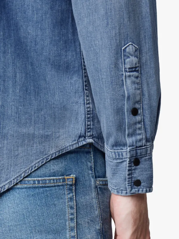 Stone Washed Denim Shirt