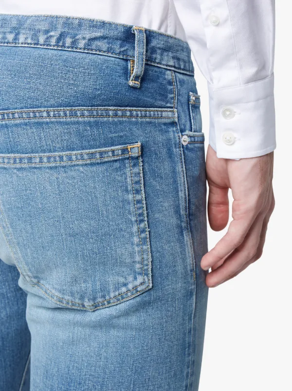 Skinny Stone Washed Denim Jeans