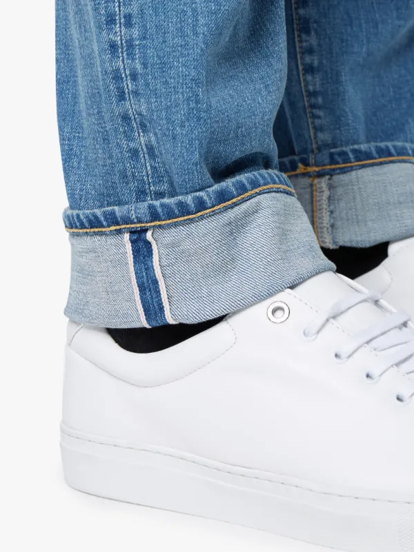 Skinny Stone Washed Denim Jeans