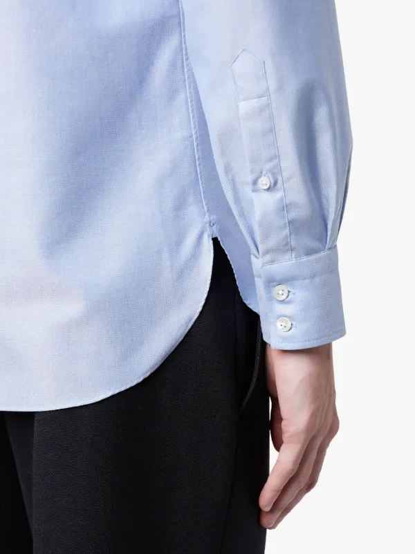 Blue Cotton Button Down Shirt