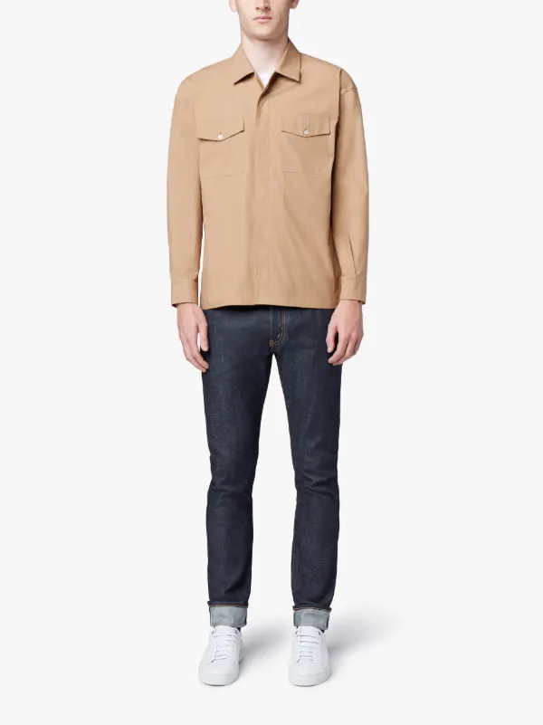 Beige Cotton Shirt