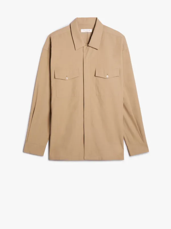 Beige Cotton Shirt