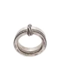 WERKSTATT:MÜNCHEN connected tape ring - Metallic