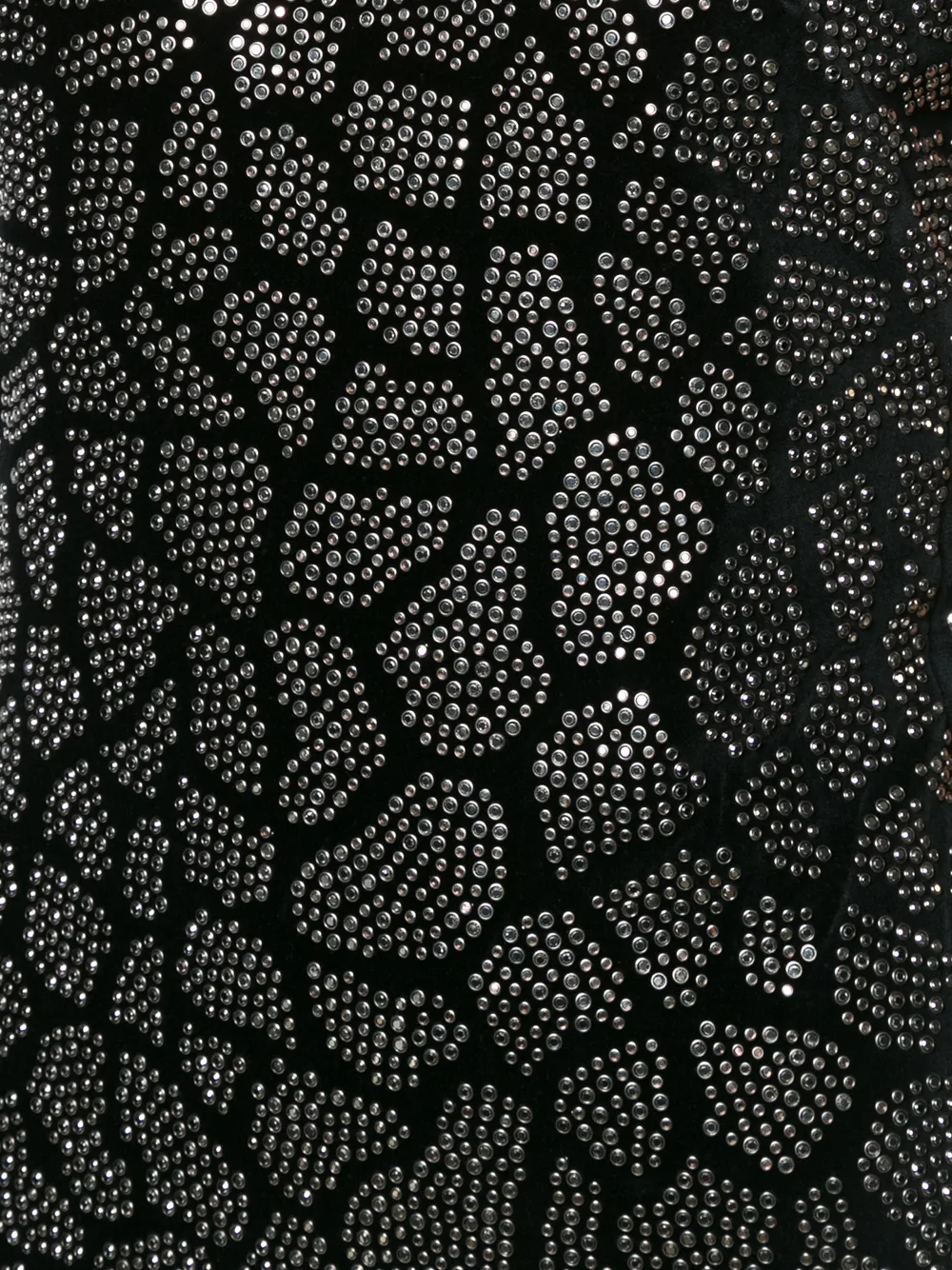 Balmain studded one-shoulder mini dress Zwart