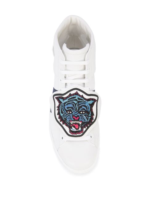 gucci white sneakers tiger