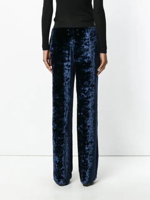 MAISON MARGIELA Flared Fitted Trousers in Viola | ModeSens