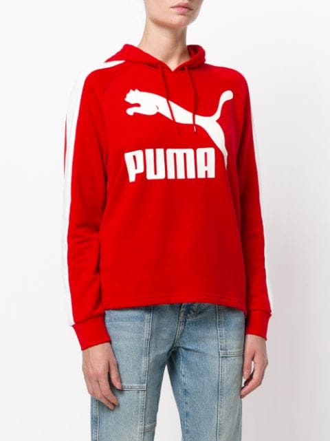 Puma Logo Printed Hoodie $64 - Buy AW17 Online - Fast Global Delivery ...