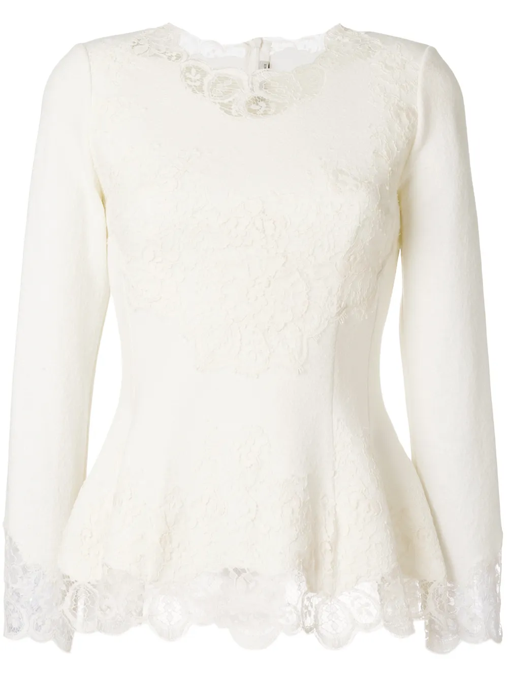 Ermanno Scervino Lace Blouse $2,780 - Buy AW17 Online - Fast Delivery, Price
