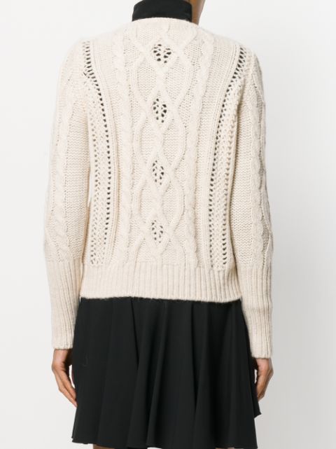 ERMANNO SCERVINO Embellished Knit Cardigan | ModeSens