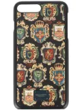 Dolce & Gabbana coat of arms print iPhone 7 case - Black