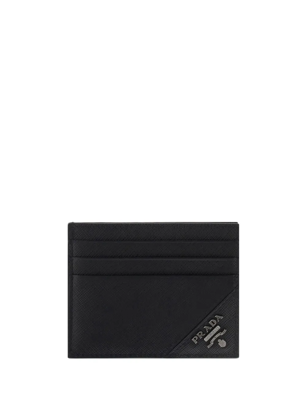 Prada Saffiano leather card holder – Black