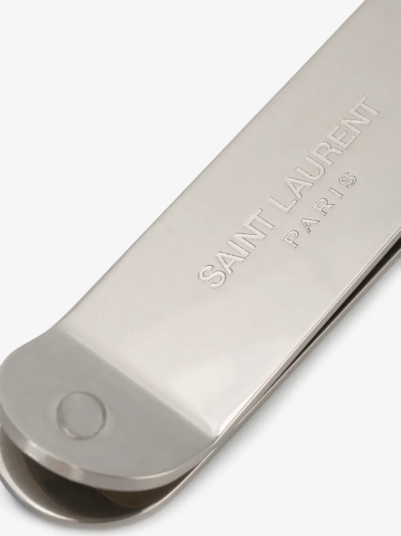 Saint Laurent logo engraved money clip