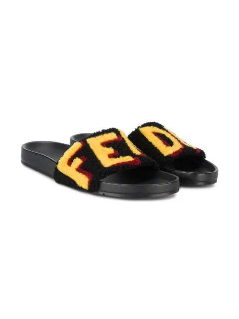 fendi shearling sneakers