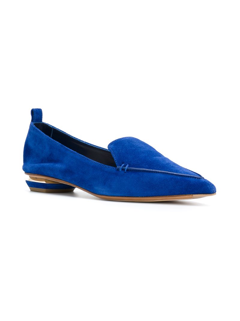 Shop Nicholas Kirkwood Beya Loafers In Blue