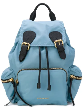 The medium rucksack in hot sale technical nylon and leather