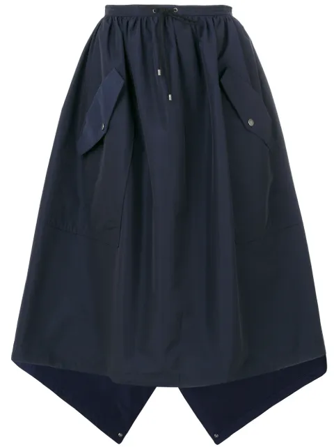 Kenzo flap pocket full skirt