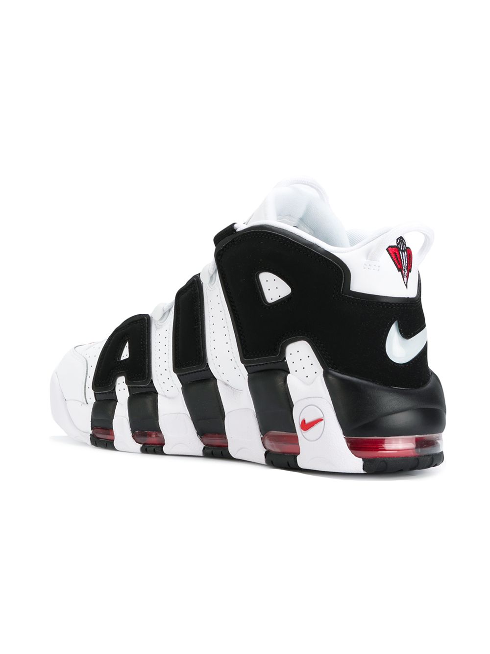 Shop Nike Air More Uptempo Sneakers In White