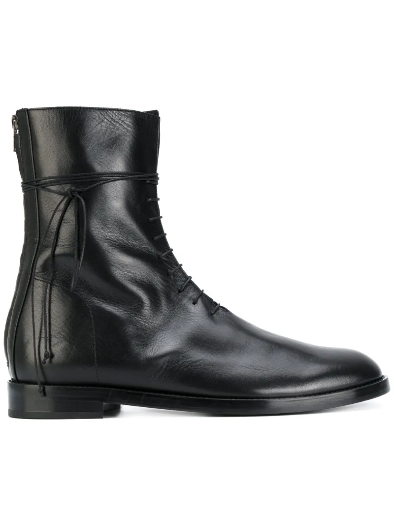 ботинки на шнуровке Ann Demeulemeester